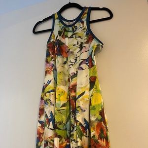 Parker Rio Dress in Tropic Fit & Flare Dress Size Small